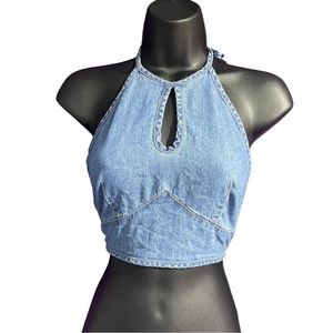 Paris Blue’s Original Denim Halter Top